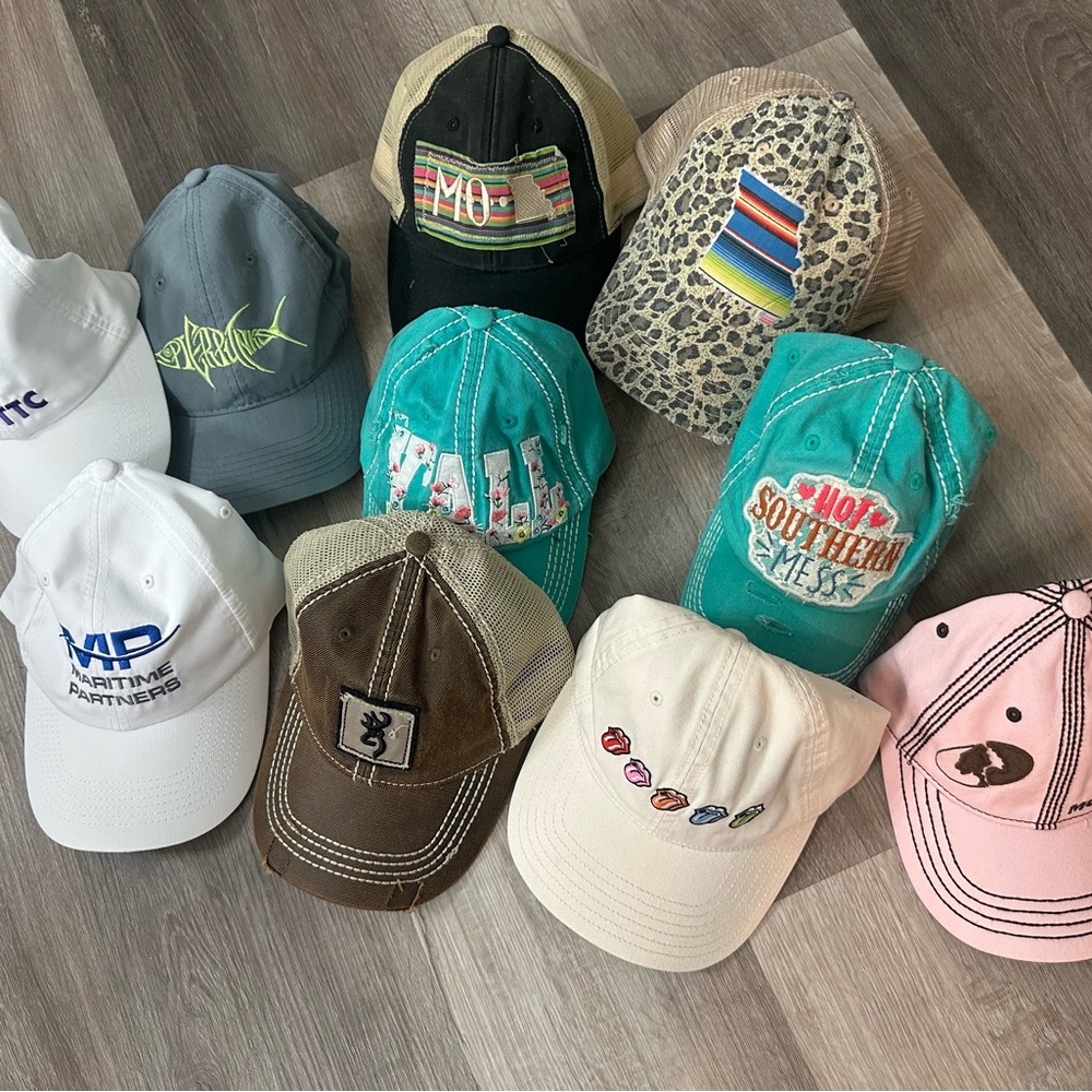 Assorted women’s hats